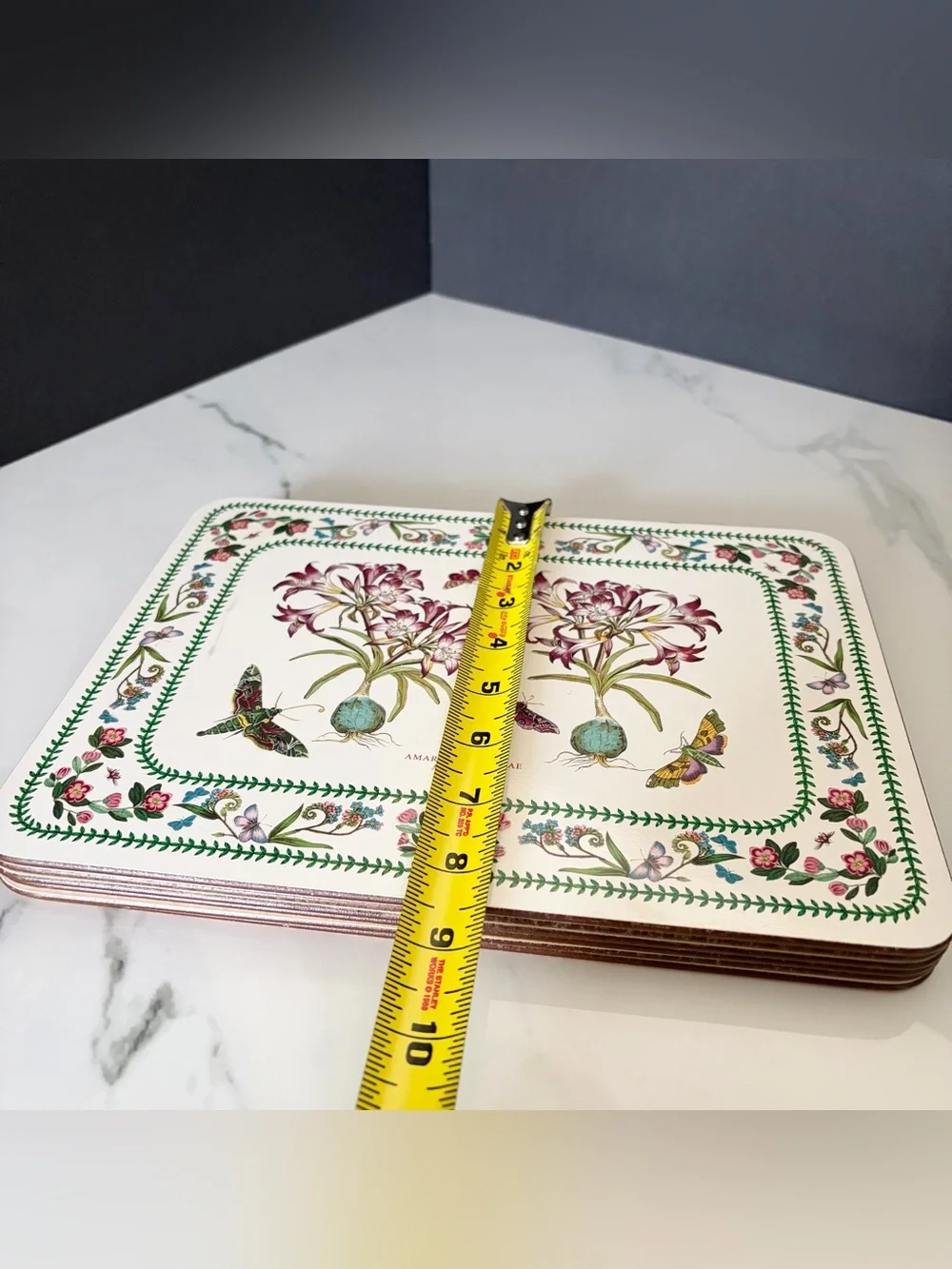 SET of 6 Botanical Placemats by Portmeirion